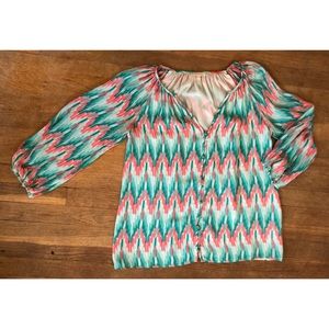Silk Shoshanna Blouse size 4